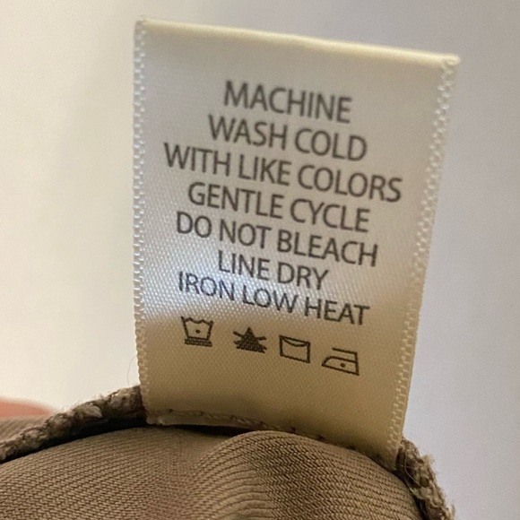 Max Studio Tan Pull On Trouser Pants in Mocha Size Large - Picture 7 of 11